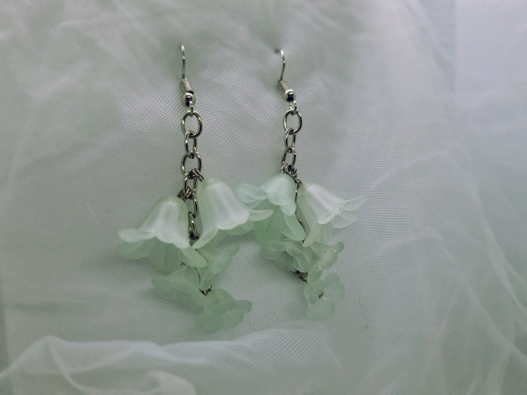 Light Blue Wisteria Earrings