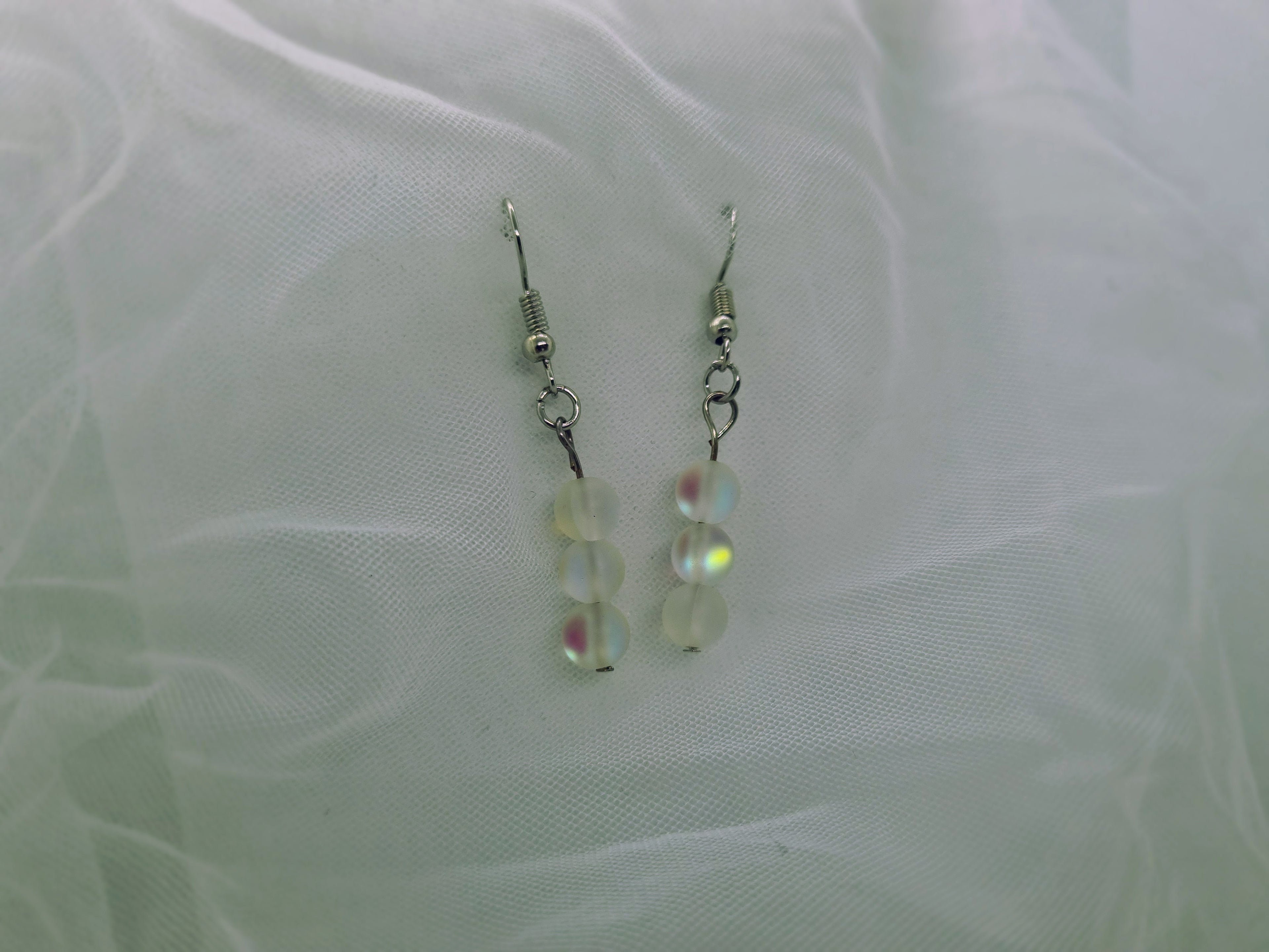 Pearlescent Orb Earrings