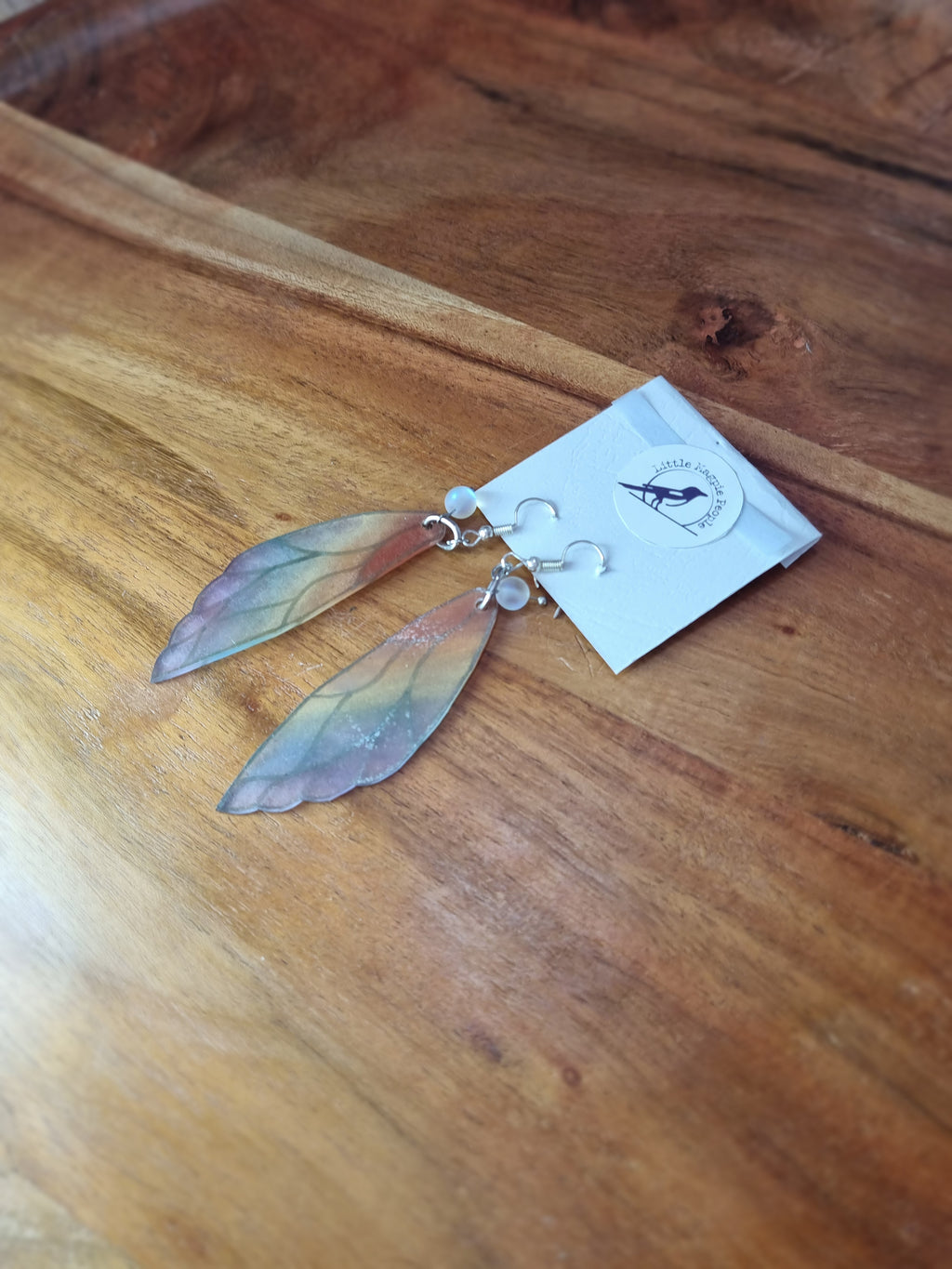 Fairy Wing Earring - Rainbow