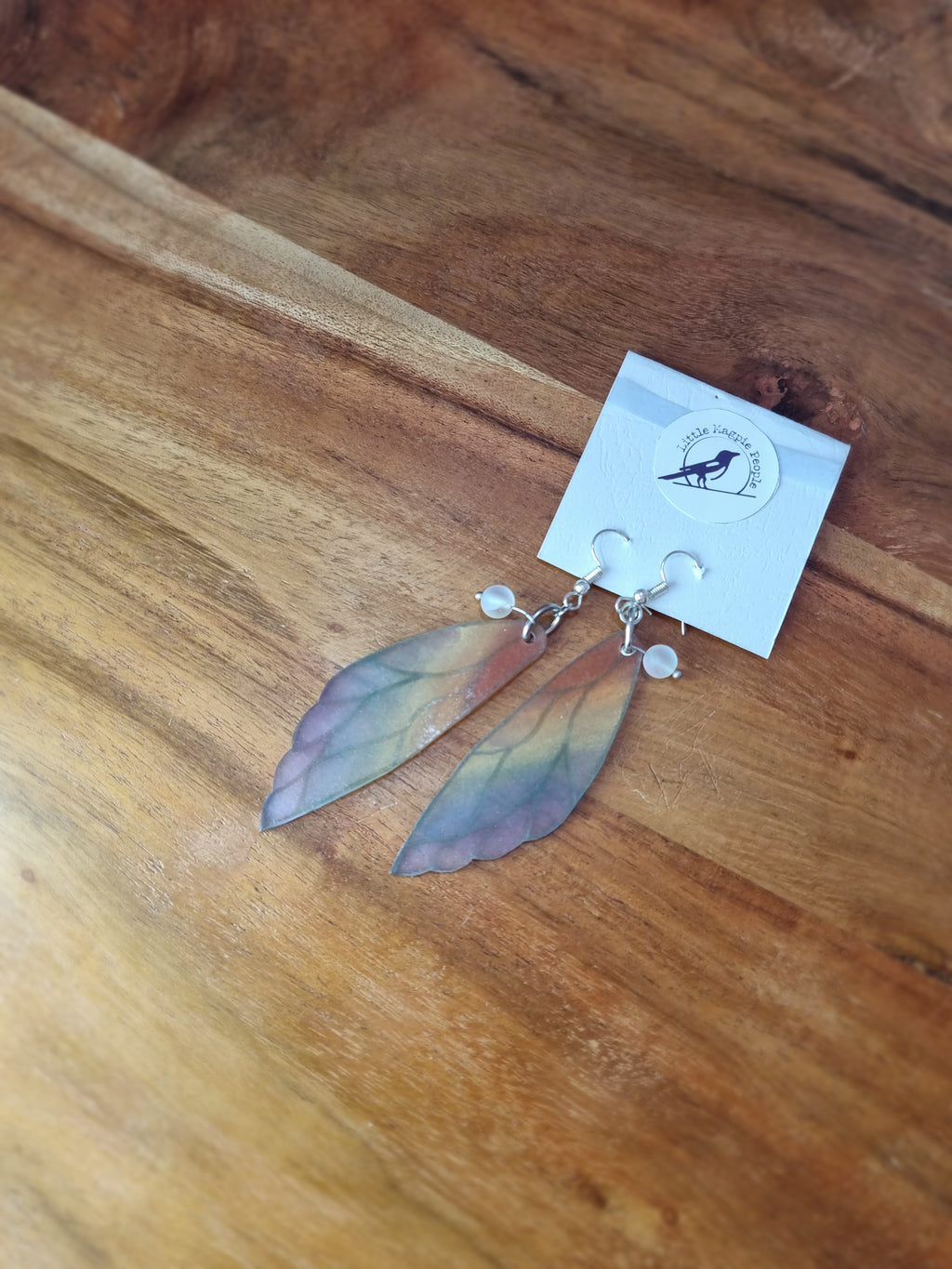 Fairy Wing Earring - Rainbow