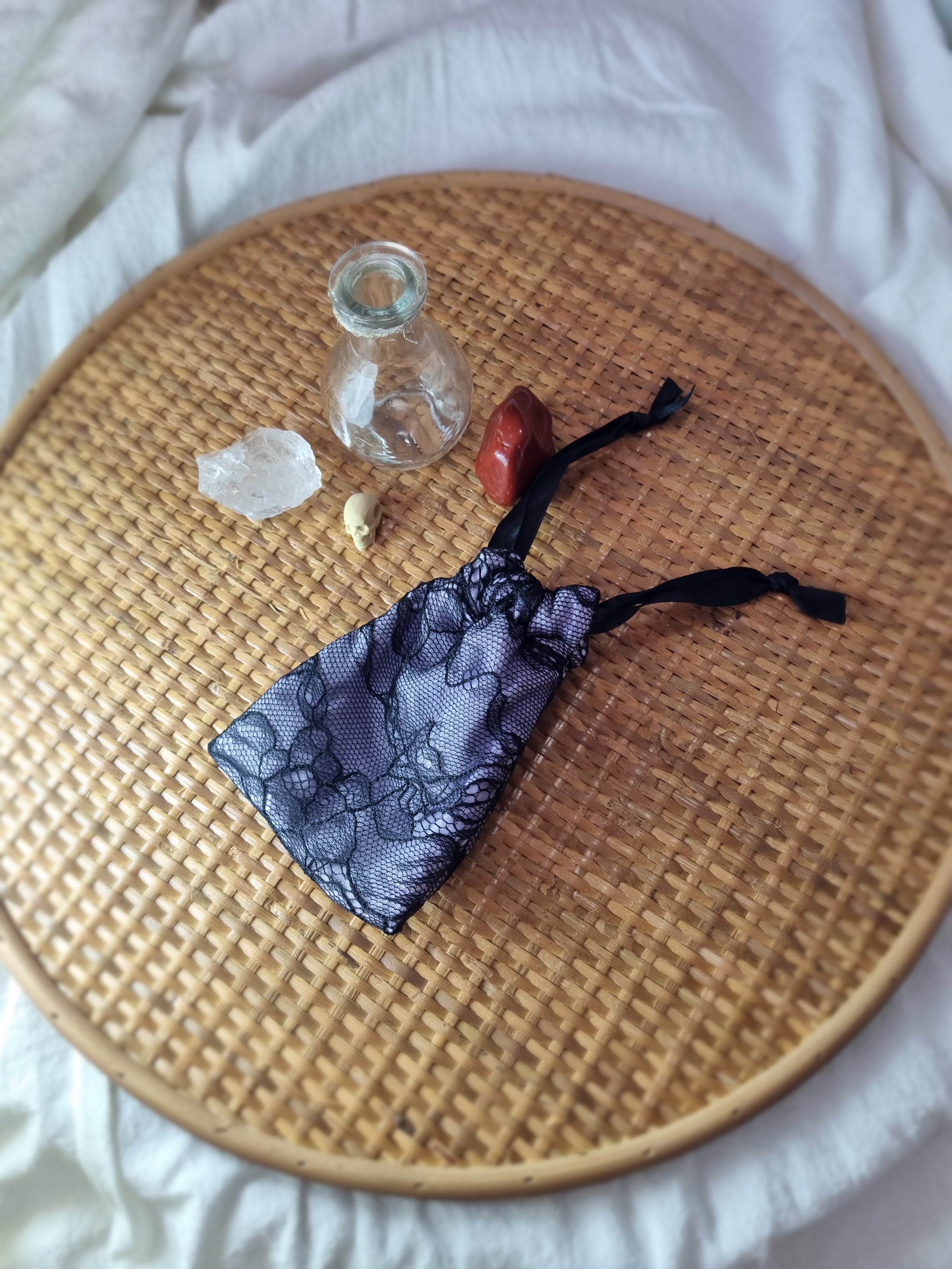 Small Trinket Bag - Gothic Lace