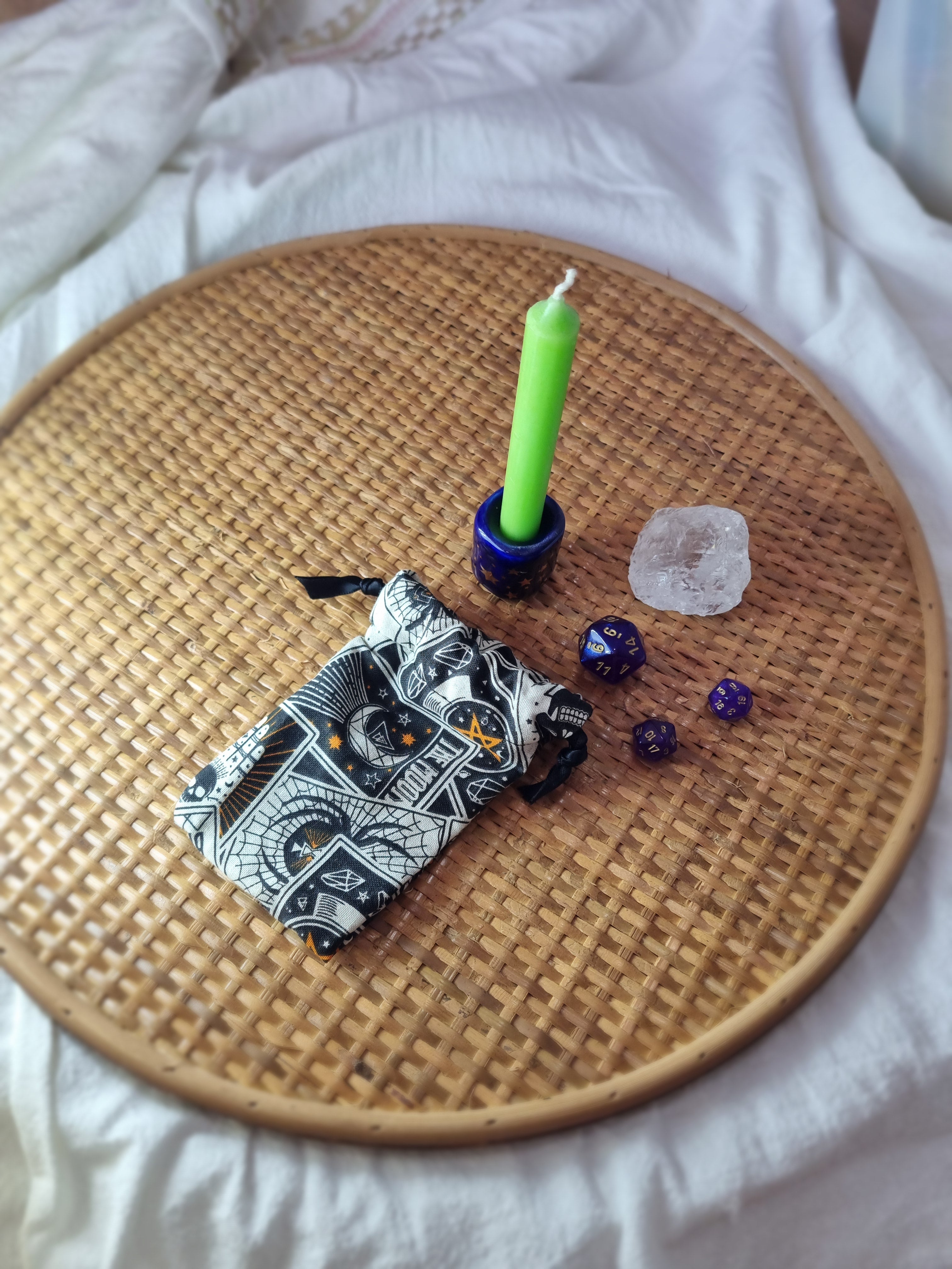 Small Trinket Bag - Tarot Pattern