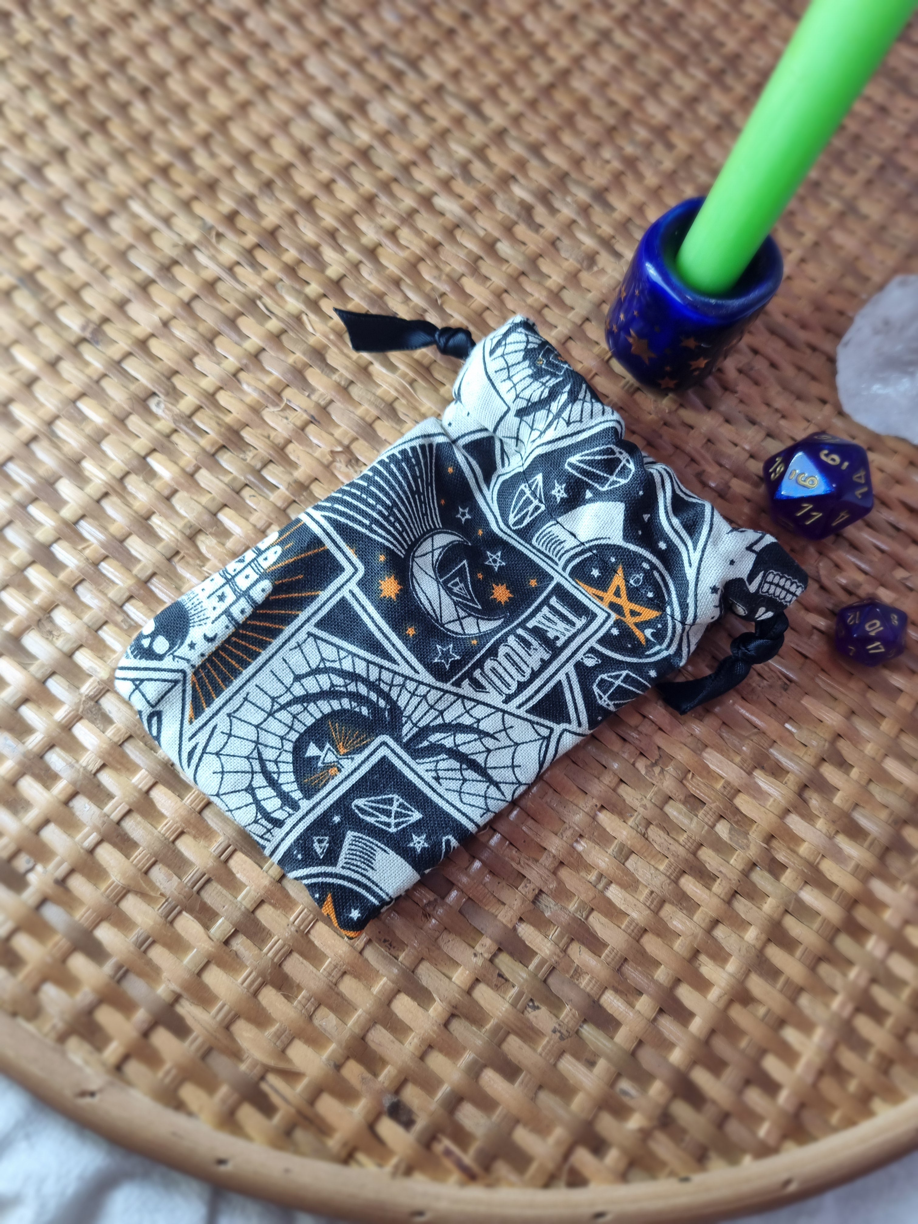 Small Trinket Bag - Tarot Pattern