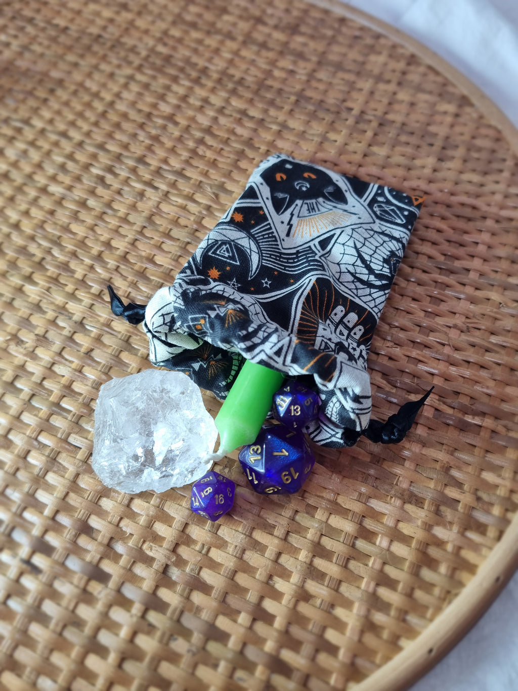 Small Trinket Bag - Tarot Pattern