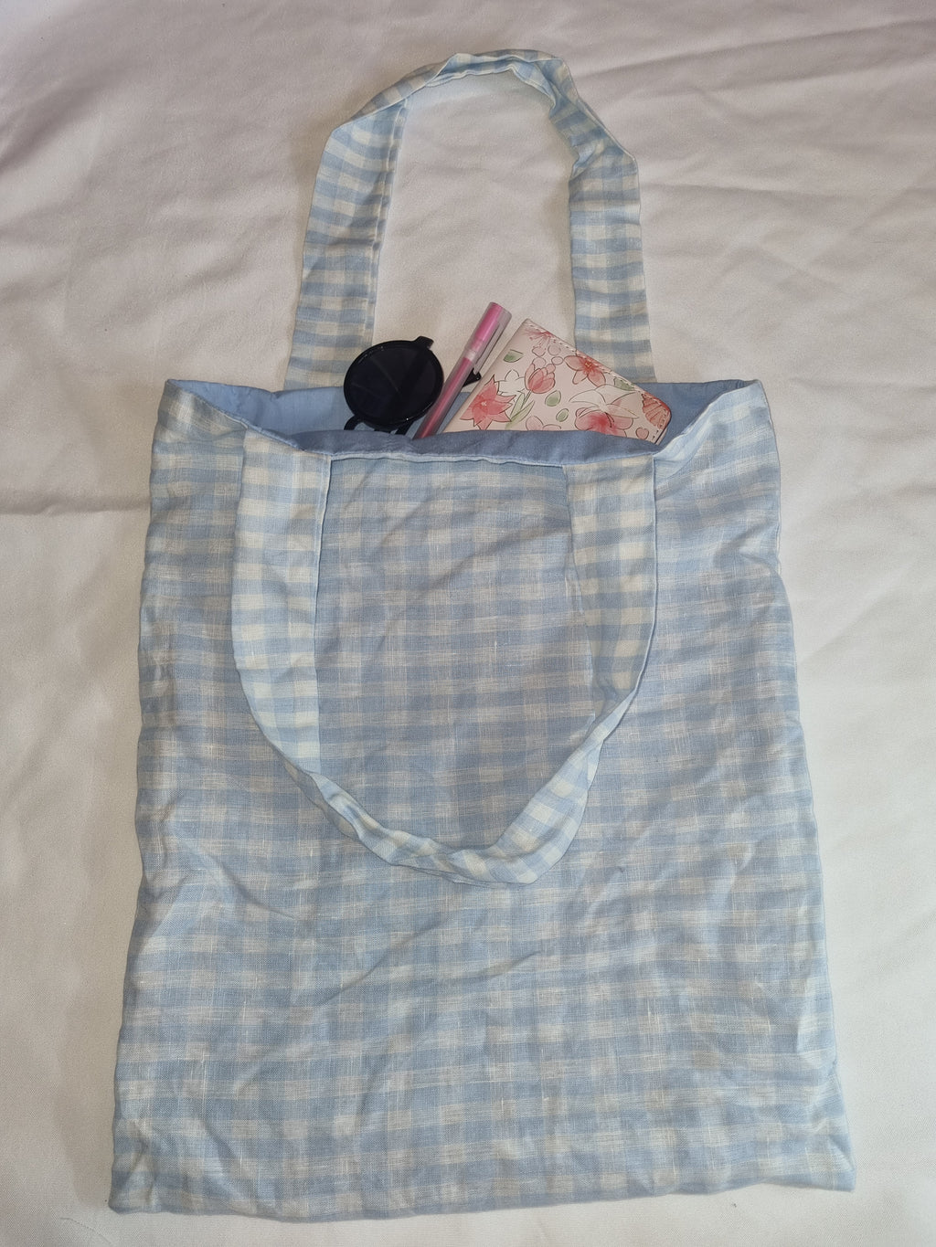 Light Blue Tote Bag